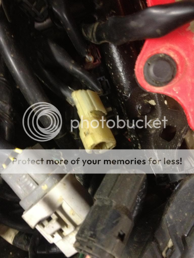 ... a small led one outside that box behind the airbox. I'm sure my wiring is right but there is no brake light switch for the rear brake, just the front.